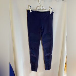 Alo moto leggings, size small